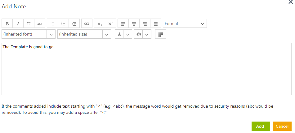 Approve or reject a template Add Note window 7.8.PNG