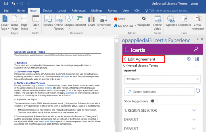 7.16-Icertis Word View Agreement clause 1.png