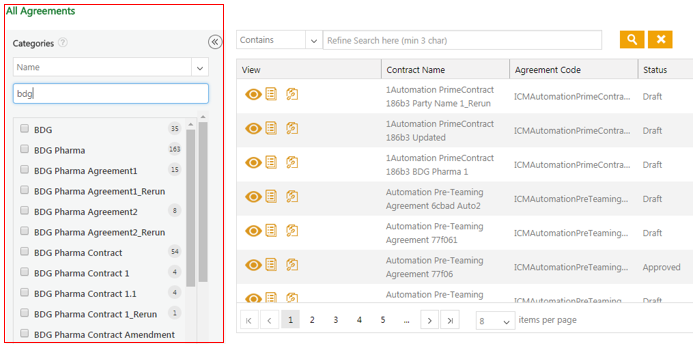 Type Ahead Feature for Search Facets