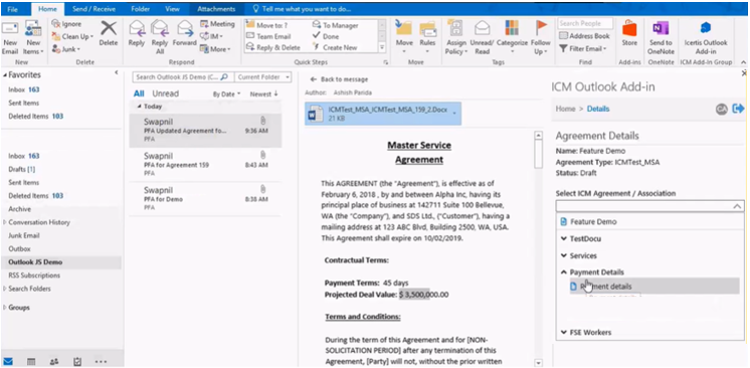 Email Outlook Plugin 4